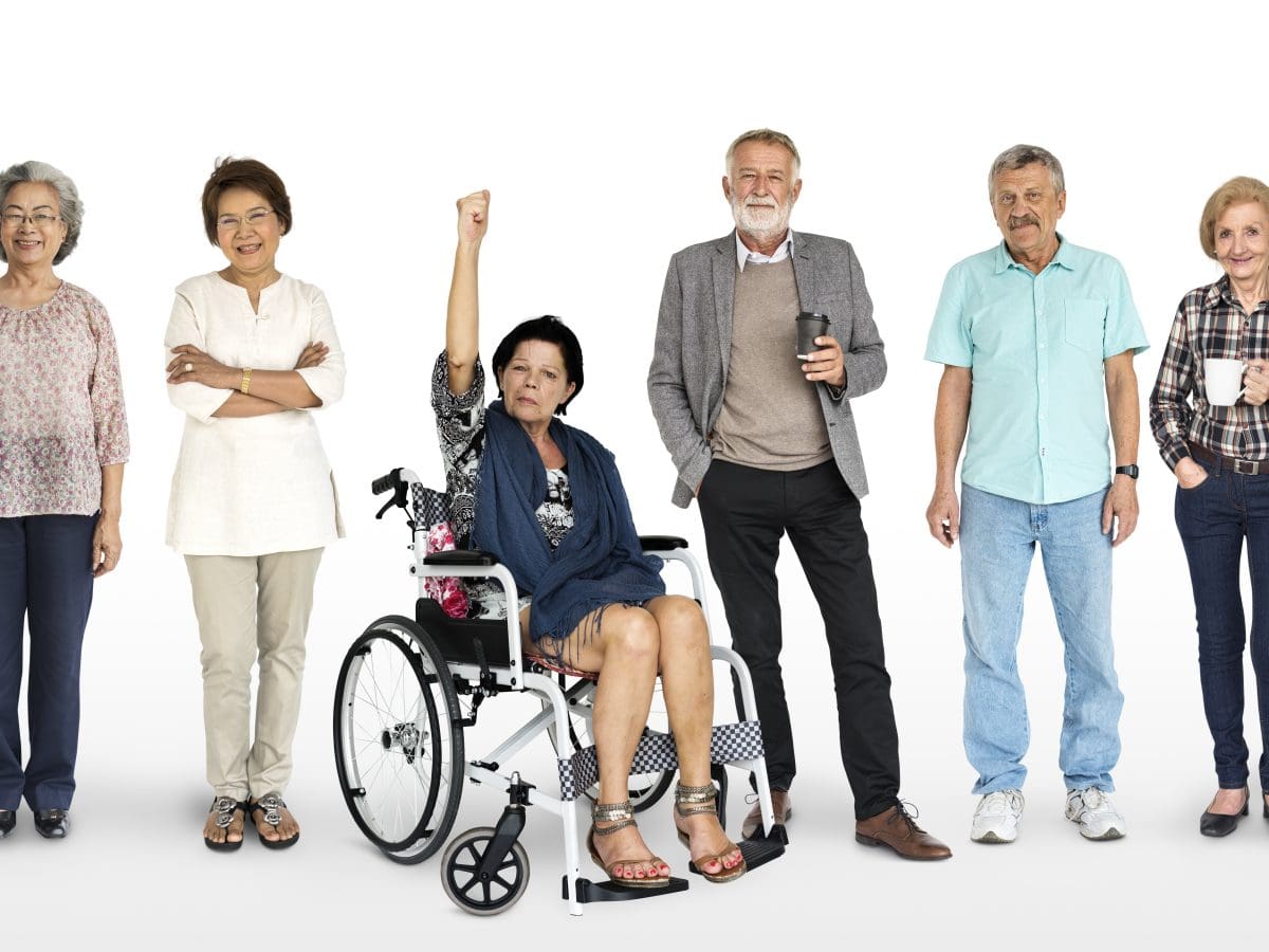 diverse older people